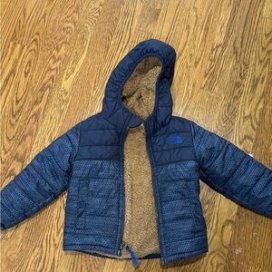North Face Reversible Blue Toddler Jacket